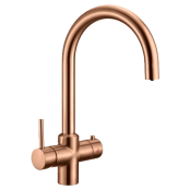Multi-Tap Classic 3in1 Kokend Water Kraan <br /> Brushed Copper Gold - Rond Multi-Tap Classic 3in1 Kokend Water Kraan <br /> Brushed Copper Gold - Rond